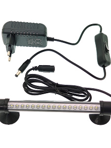 Светильник лампа для аквариума светодиодная БЕЛАЯ Огонек OG-LDP02