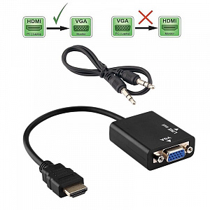 Переходник с HDMI на VGA конвертер Орбита OT-AVW21