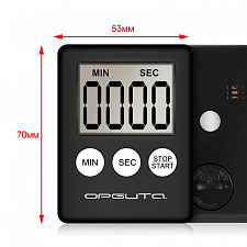Орбита OT-HOM21 Черный таймер-секундомер