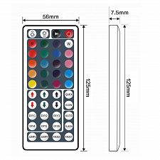 Светодиодная лента комплект с пультом 3м IP20 Огонек OG-LDL13