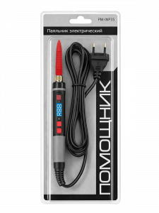 Паяльник электрический 80Вт с терморегулятором и дисплеем Помощник PM-INP34