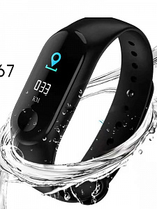 EZRA SW04 Черный спорт браслет