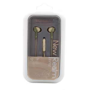 ELMCOEI EV-182 Бежевые наушники-гарнитура (3.5мм)