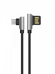 HOCO U42 Черный кабель USB 2.4A (microUSB) 1.2м