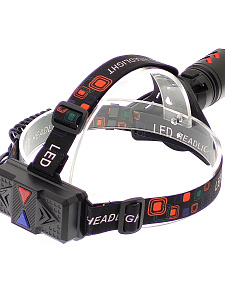 Патриот PT-FLG50 фонарь налобный (1L, 2*18650, ZOOM)