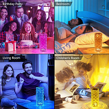 Светильник настольный декоративный ночник RGB Огонёк OG-LDP32