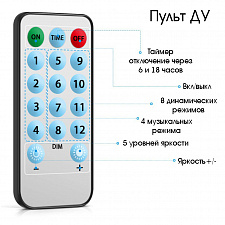 Огонек OG-LDG11 гирлянда-штора LED Белая теплая (3х1м,100 ламп,USB)