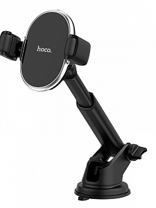HOCO S12 Держатель для смартфонов + беспроводное ЗУ 10W (присоска)