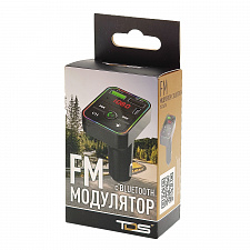 FM-модулятор трансмиттер автомобильный с Bluetooth TDS TS-CAF15