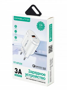 Зарядное устройство для телефона с быстрой зарядкой Орбита.team OT-APU28 Белый