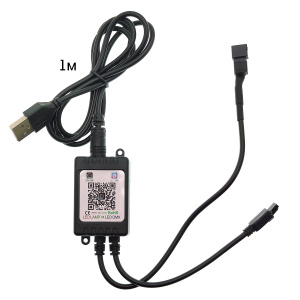 Светодиодная Bluetooth лента Фейерверк с пультом Огонёк OG-LDL39 30см