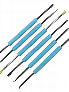 Паяльник электрический с терморегулятором, набор 24 в 1 Помощник PM-INP31