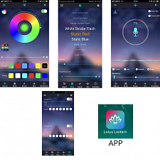 Светильник лампа для аквариума светодиодная RGB Огонек OG-LDP19