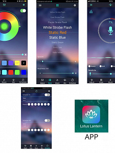 Светильник лампа для аквариума светодиодная RGB Огонек OG-LDP19