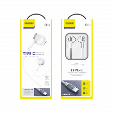 SENDEM X54 Белые наушники - гарнитура (TYPE-C)