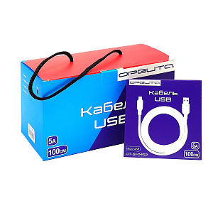 Орбита OT-SMM52 Черный кабель USB 5A (microUSB) 1м