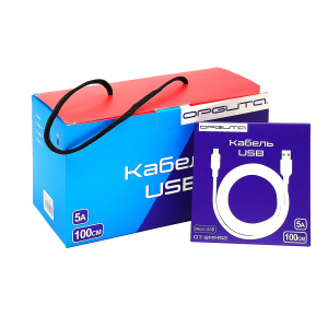 Орбита OT-SMM52 Черный кабель USB 5A (microUSB) 1м
