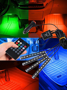 Подсветка салона автомобиля, подсветка ног в авто TDS TS-CAA68