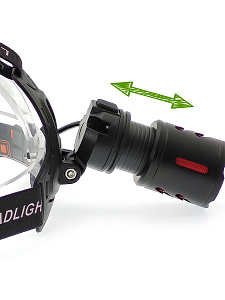 Патриот PT-FLG50 фонарь налобный (1L, 2*18650, ZOOM)