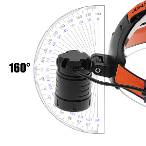 Фонарь налобный, фонарик аккумуляторный Следопыт PT-FLG51