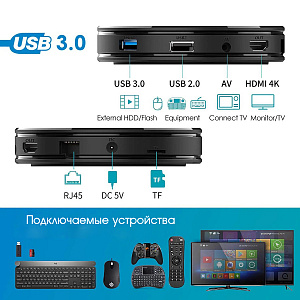 Орбита OT-DVB20 медиа плеер (Cortex A53, Android9.0, 2Гб, Flash 16ГБ, Wi-Fi)