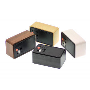 VST 863-1 Красные часы настольные (БЕЛЫЕ)(без блока)