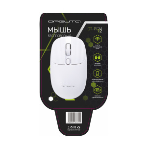 Орбита OT-PCM72 Белая мышь беспроводная (USB, 2.4ГГц, 1АА, 10м)
