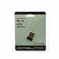 Wi-Fi адаптер для компьютера и ноутбука USB 2.4 Ггц 150 Мбит/с Орбита OT-PCK02