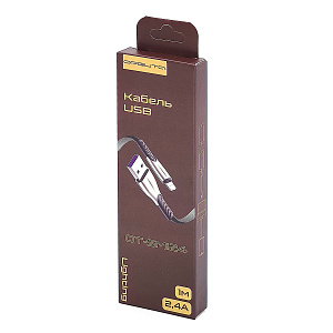 Орбита OT-SMI24 Красный кабель USB 2.4A (iOS Lightning) 1м