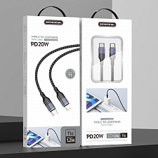 SENDEM T16 кабель PD20W (iOS Lighting-TYPE-C) 1.2м