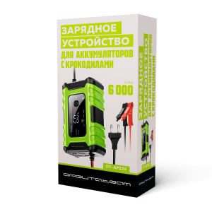 Зарядное устройство для аккумуляторов автомобиля и мотоцикла 12В Орбита OT-APZ22