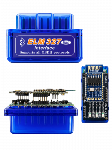 ELM327 OBD2 v1.5. Автосканер диагностический двухплатный для автомобиля Bluetooth адаптер TDS TS-CAA69