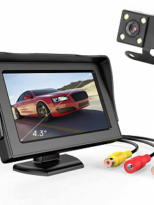 TDS TS-CAV33 Монитор 2 канала и камера автомобильные в наборе (4.3",800*480,9-32В)