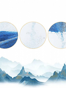 Песочная картина ночник интерьерный Огонёк OG-LDP34 Синий