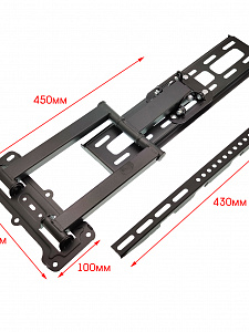 Кронштейн для телевизора настенный поворотный до 55 дюймов Орбита OT-HOD13