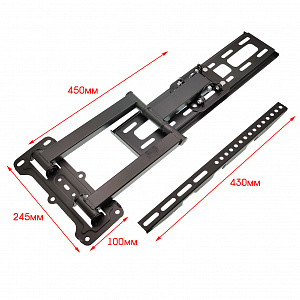 Кронштейн для телевизора настенный поворотный до 55 дюймов Орбита OT-HOD13