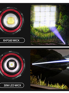 Патриот PT-FLR33 фонарь ручной (1L, 26650,ZOOM)