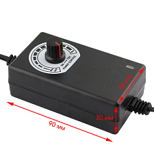 Орбита OT-APB114 Черный адаптер питания (3-12B, 2000mA, 5.5мм) 1.8м