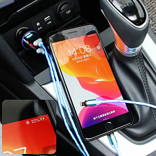 Зарядка в прикуриватель для автомобиля 2*USB TDS TS-CAU69