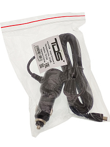 Зарядное устройство для видеорегистратора и навигатора microUSB + USB TDS TS-CAU63