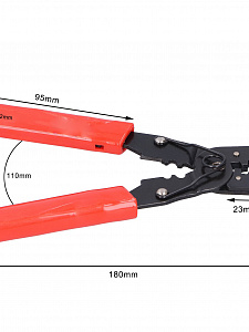 Климпер клещи 2 в 1 для обжима клемм и обрезки проводов Патриот PT-INK06