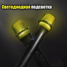 Микрофон караоке беспроводной набор 4 шт Орбита OT-ERM15