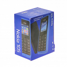 NOKIA 1050/105 Черный телефон кнопочный (2G, 1SIM, RM-908)