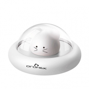 Ночник детский аккумуляторный мышка Огонёк OG-LDP21 Теплый желтый