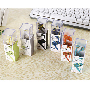 ELMCOEI EV-227 Красные наушники-гарнитура (3.5мм)