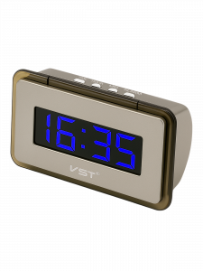 VST 728-5 Синие часы настольные (без блока)
