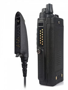 Рация Baofeng UV-9R 7W с гарнитурой черная