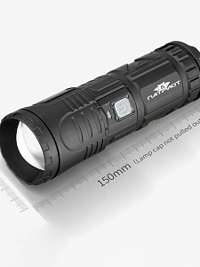 Фонарь ручной аккумуляторный, карманный Следопыт PT-FLR37