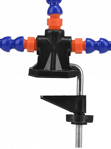 Третья рука для пайки с лупой 4 руки Помощник PM-INP23