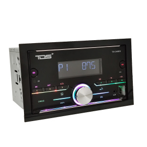 Магнитола для авто 2 DIN с пультом с Bluetooth, AUX, USB универсальная TDS TS-CAM22